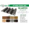 Gỗ Nhựa Composite Trong Nhà W168T22