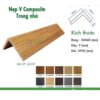 Nẹp Gỗ Nhựa Chữ V 3x4cm AC02