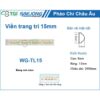 Viền trang trí 15mm WG-TL15