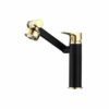 VÒI LAVABO NÓNG LẠNH INOX ĐEN VÀNG KA - 365ĐV