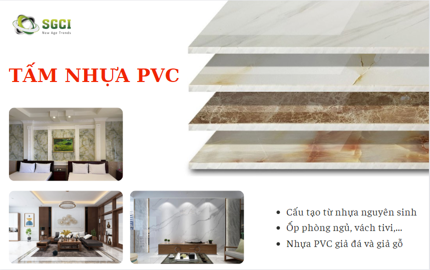 Tấm nhựa ốp tường PVC Cần Thơ