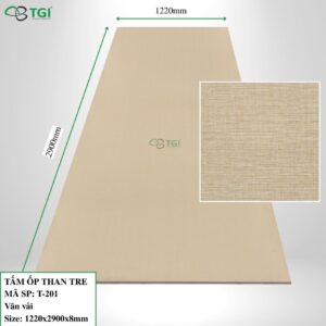 Tấm ốp than tre 8mm Mã T-201